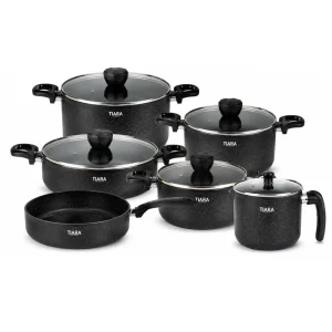 سرویس قابلمه 11 پارچه گرانیتی تیارا مدل Melina