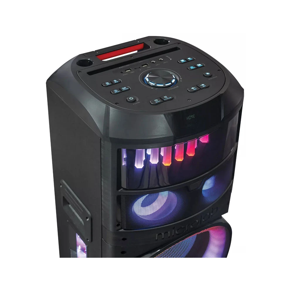اسپیکر 2 تکه دی جی میکرولب مدل L/R-DJ S400/3D RainFall Light-chroome