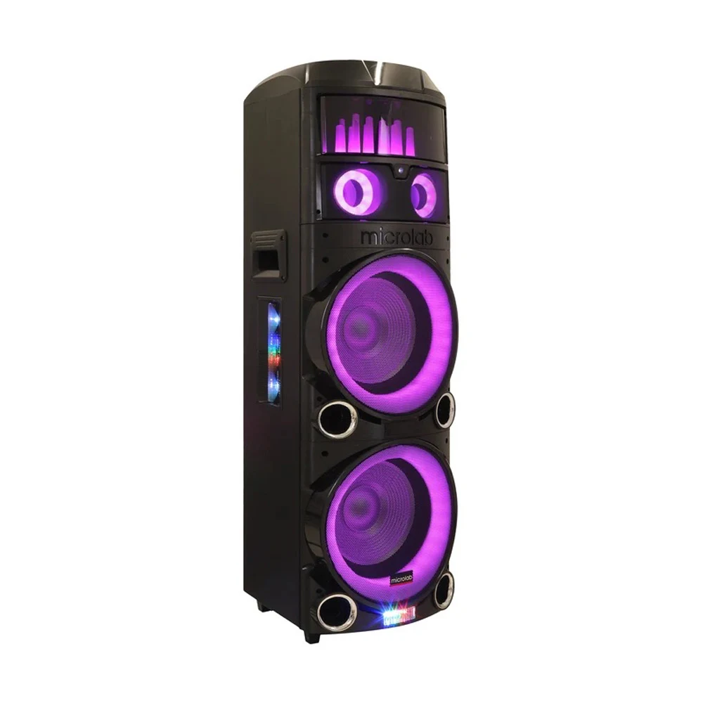 اسپیکر 2 تکه دی جی میکرولب مدل L/R-DJ S400/3D RainFall Light-chroome