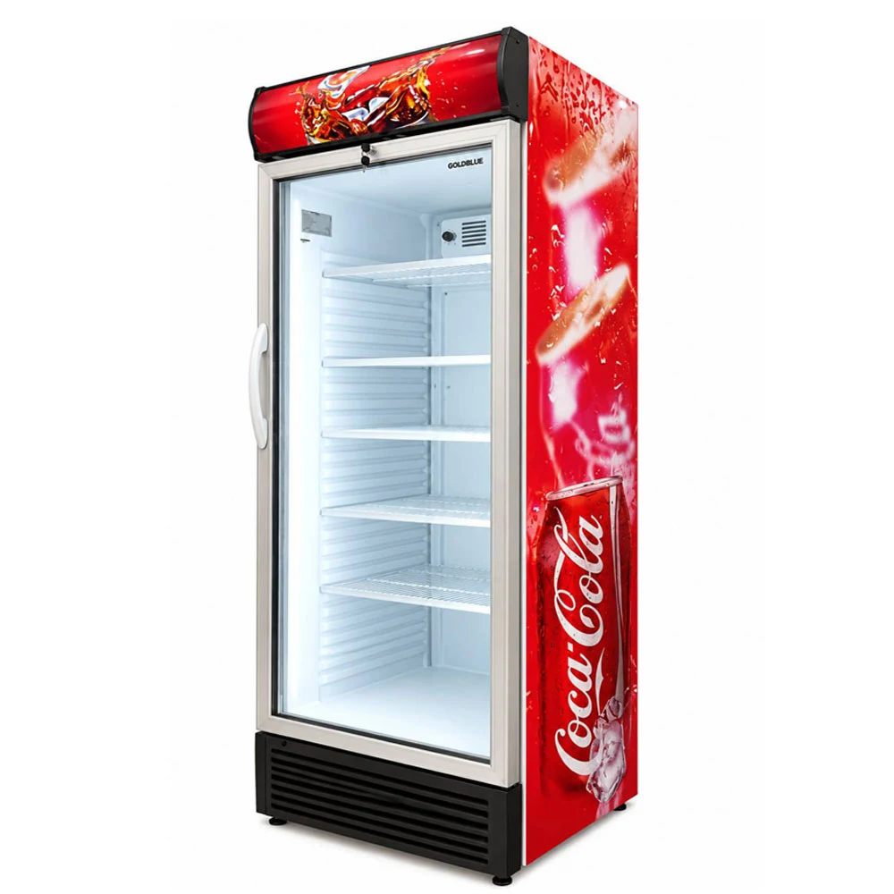 یخچال ویترینی گلدن لوکس درب شیشه ای 25 فوت