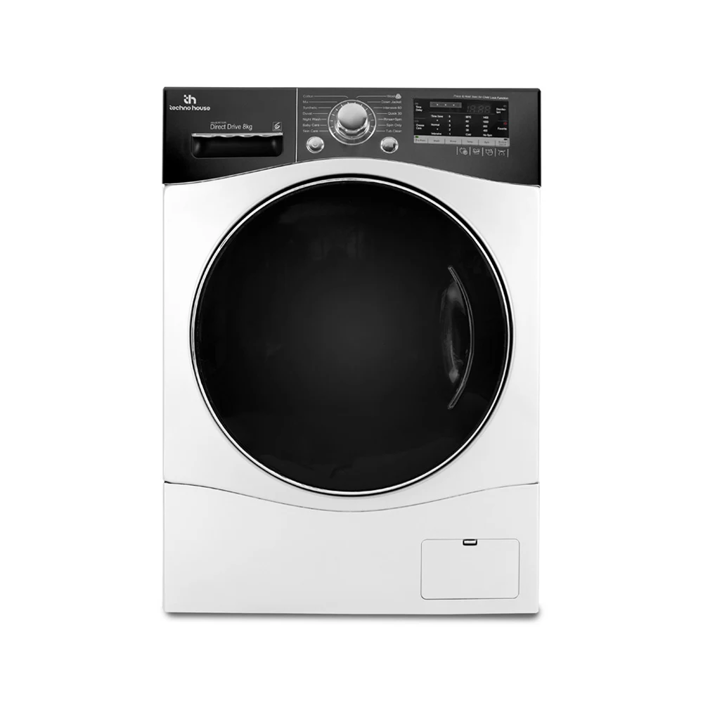 ماشین لباسشویی 8 کیلویی 1400 دور تکنو هاوس مدل WM1408-MAX-D955