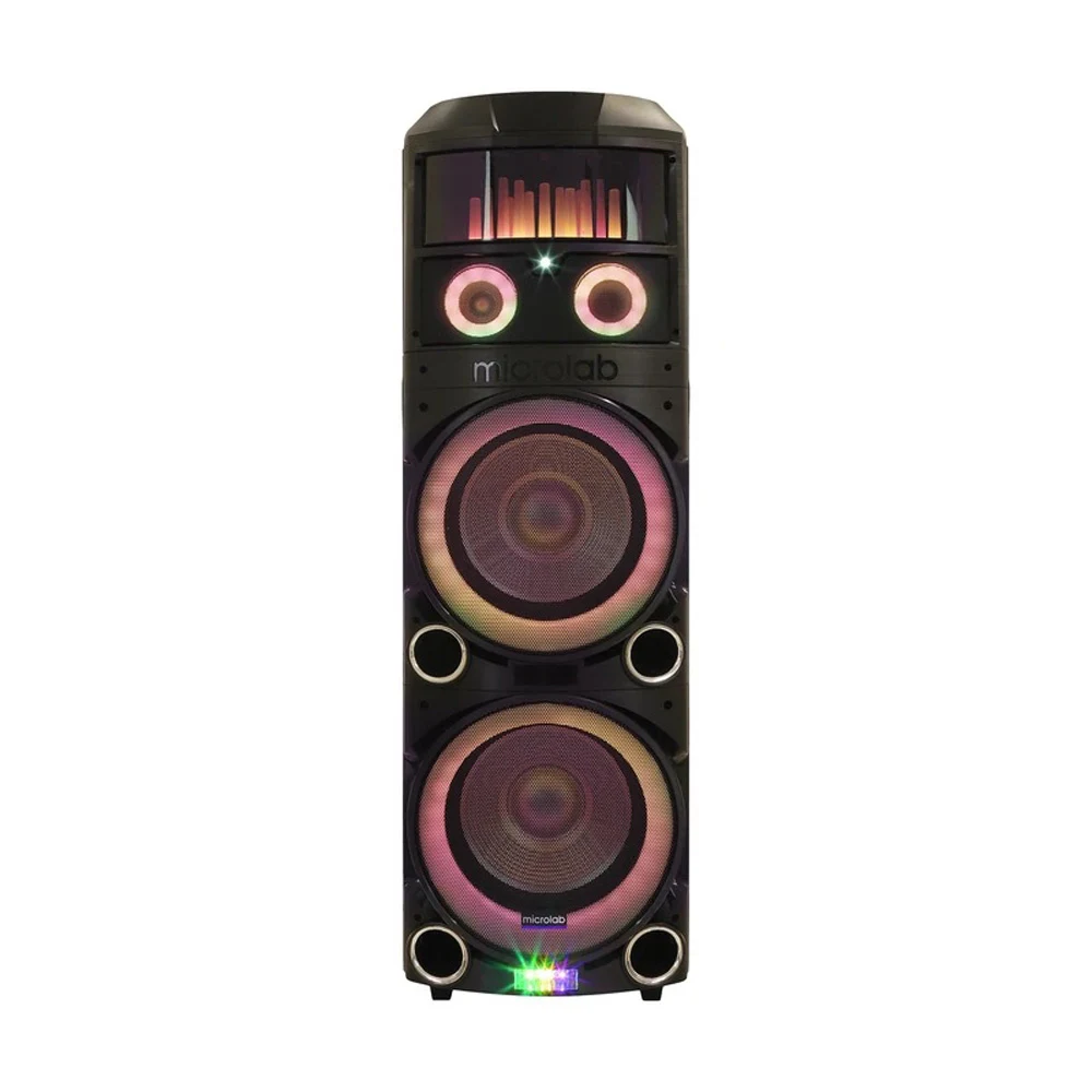 اسپیکر 2 تکه دی جی میکرولب مدل L/R-DJ S400/3D RainFall Light-chroome