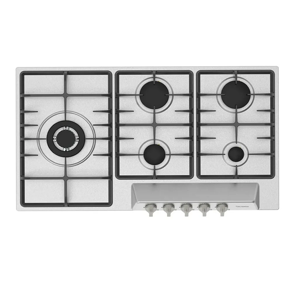 اجاق گاز استیل رومیز ی 5 شعله پلوپز وسط تایسز مدل HS-1805