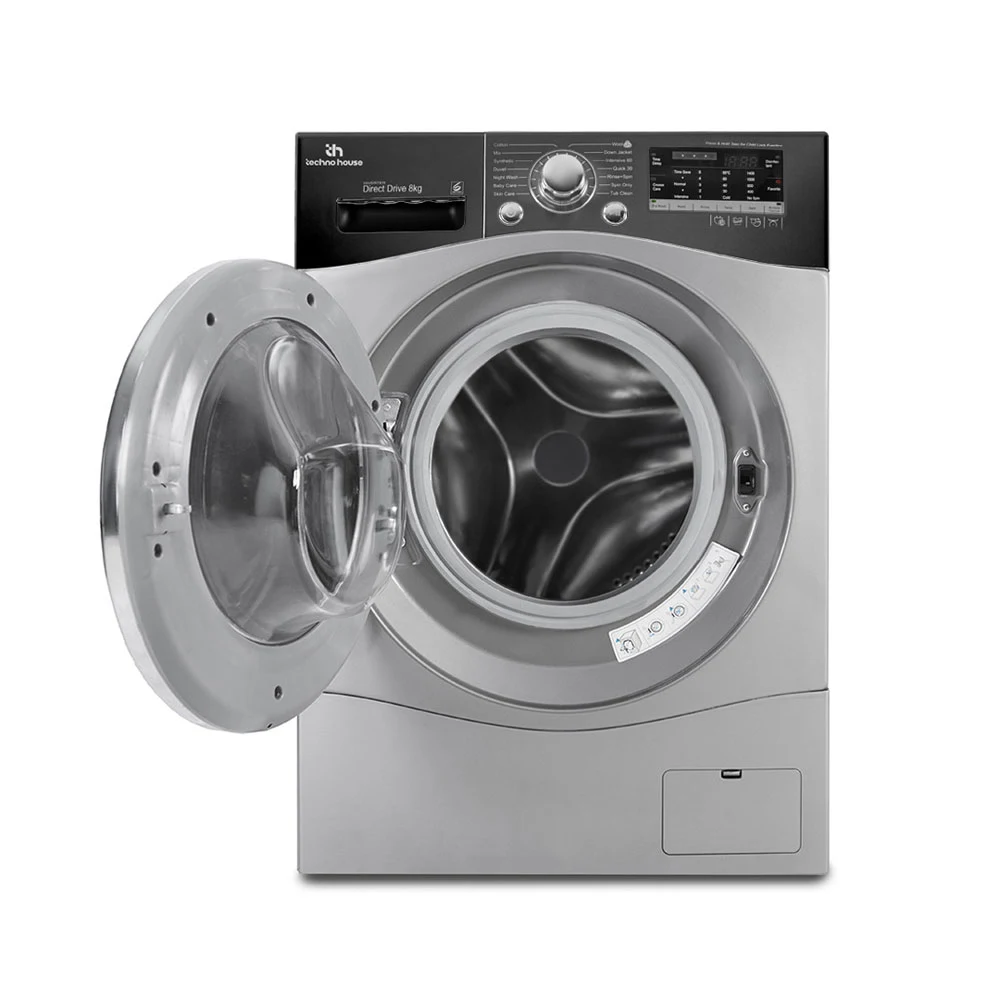 ماشین لباسشویی 8 کیلویی 1400 دور تکنو هاوس مدل WM1408-MAX-D955